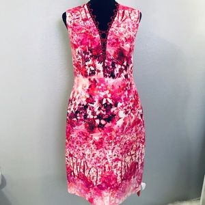 Elie Tahari Pink Passion Cocktail Dress